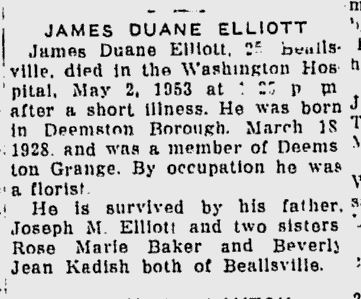 James Duane Elliott obit